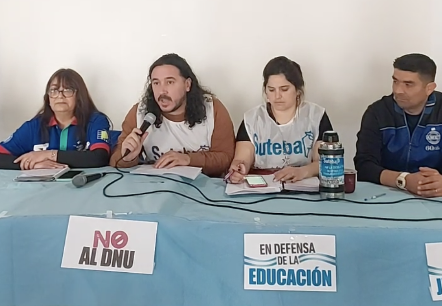 Los docentes bonaerenses repudiaron las medidas y recortes presupuestarios en Educación